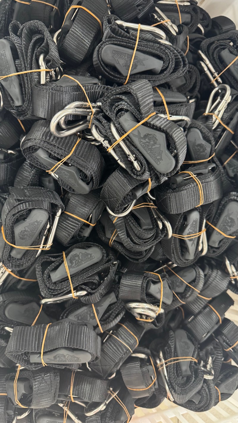1inch cam buckle strap with carabiner hook